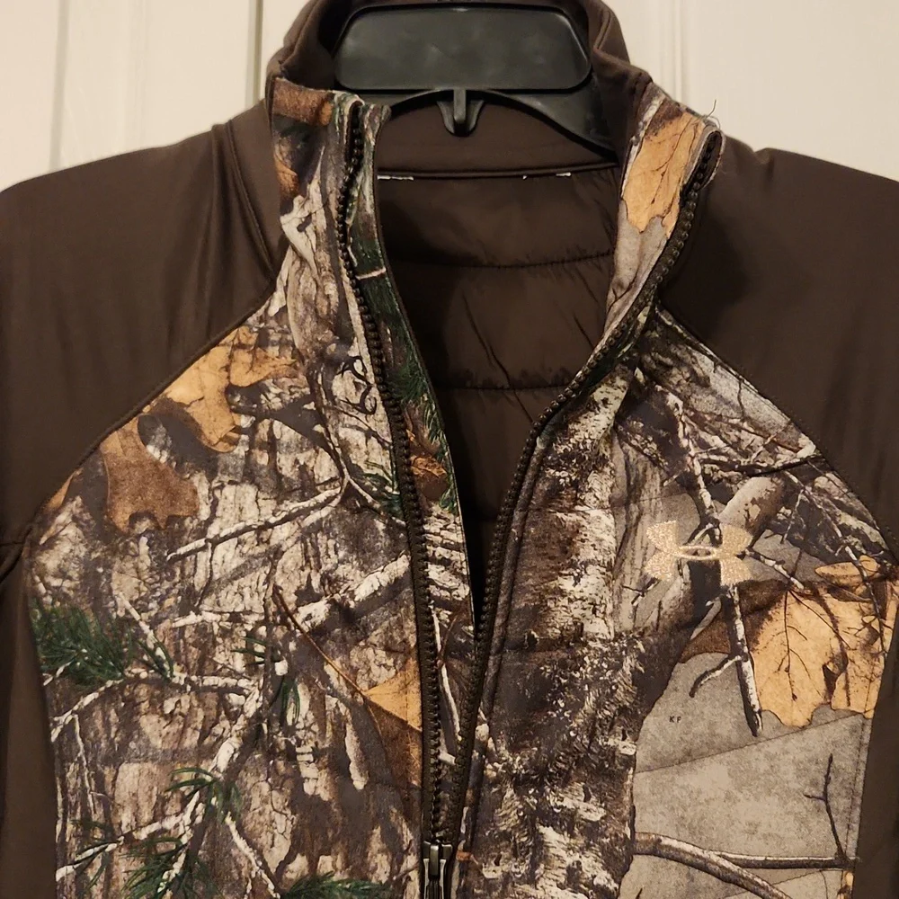 Under Armour Realtree cold gear infrared womens Full Zip sweatshirt / jacket - Picture 2 of 13